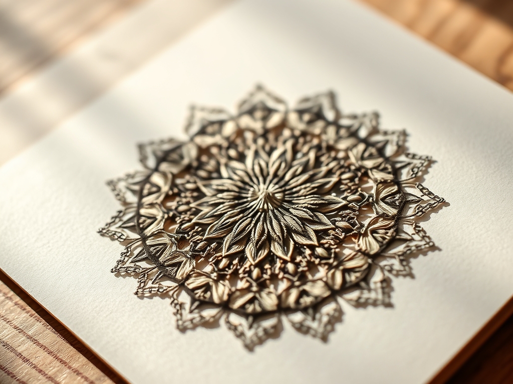 Intricate Mandala Drawing