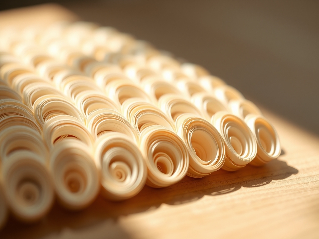 Repetitive Paper Quilling