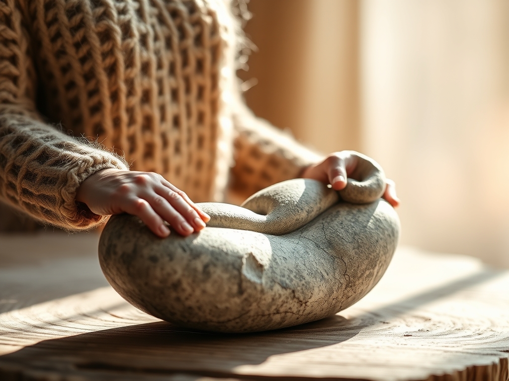 Meditative Stone Carving